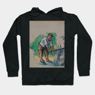 The Well Driller by Paul Cezanne Hoodie